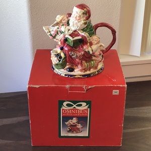1997 Fitz and Floyd ‘Santa’s Angels Teapot’